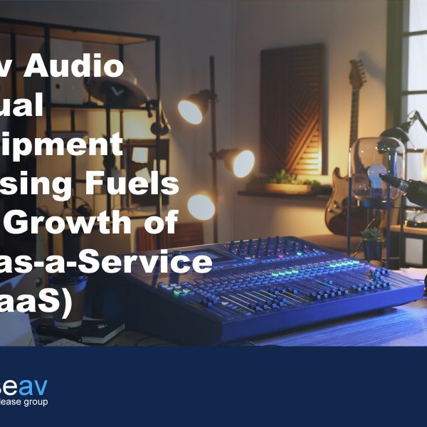 Audio mix deck on a desk with additional equipment to illustrate the benefits of audio visual equipment leasing and financing