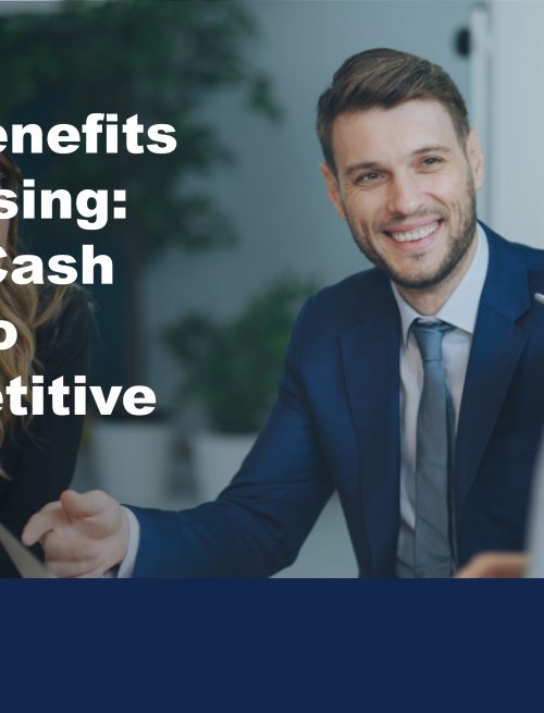 three people talking to illustrate discussing the benefits of leasing